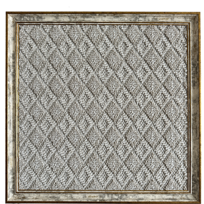 Baklava Desen Halı Çerçeve – 38x38 cm