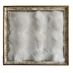 Peluş Desen Halı Çerçeve – 28x28 cm