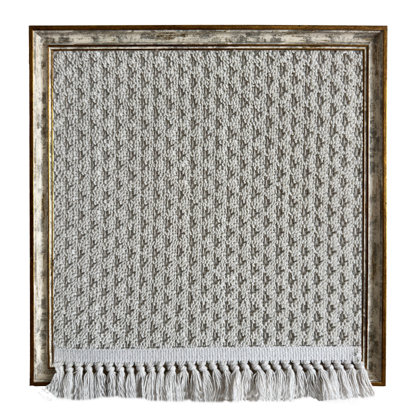 Pirinç Desen Halı Çerçeve – 38x38 cm