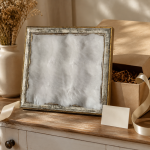 FrameHalı Peluş Desen Halı Çerçeve – 28x28 cm