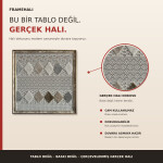 Birlik Desen Halı Çerçeve – 38x38 cm
