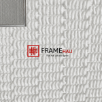Timeless Pattern Framed Rug – 38x38 cm