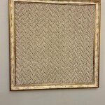 FrameHalı Poyraz Desen Halı Çerçeve – 38x38 cm