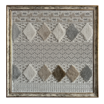 Kilim Desen Halı Çerçeve – 48x48 cm