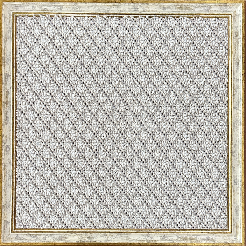 Petek Desen Halı Çerçeve – 38x38 cm