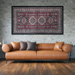 Hane Desen Halı Çerçeve – 84x153 cm