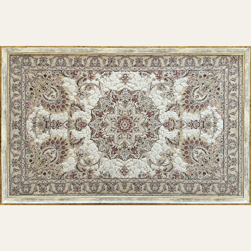 Mühür Desen Halı Çerçeve – 48x48 cm
