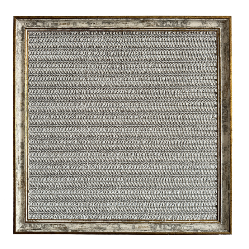 Yansı Desen Halı Çerçeve – 38x38 cm